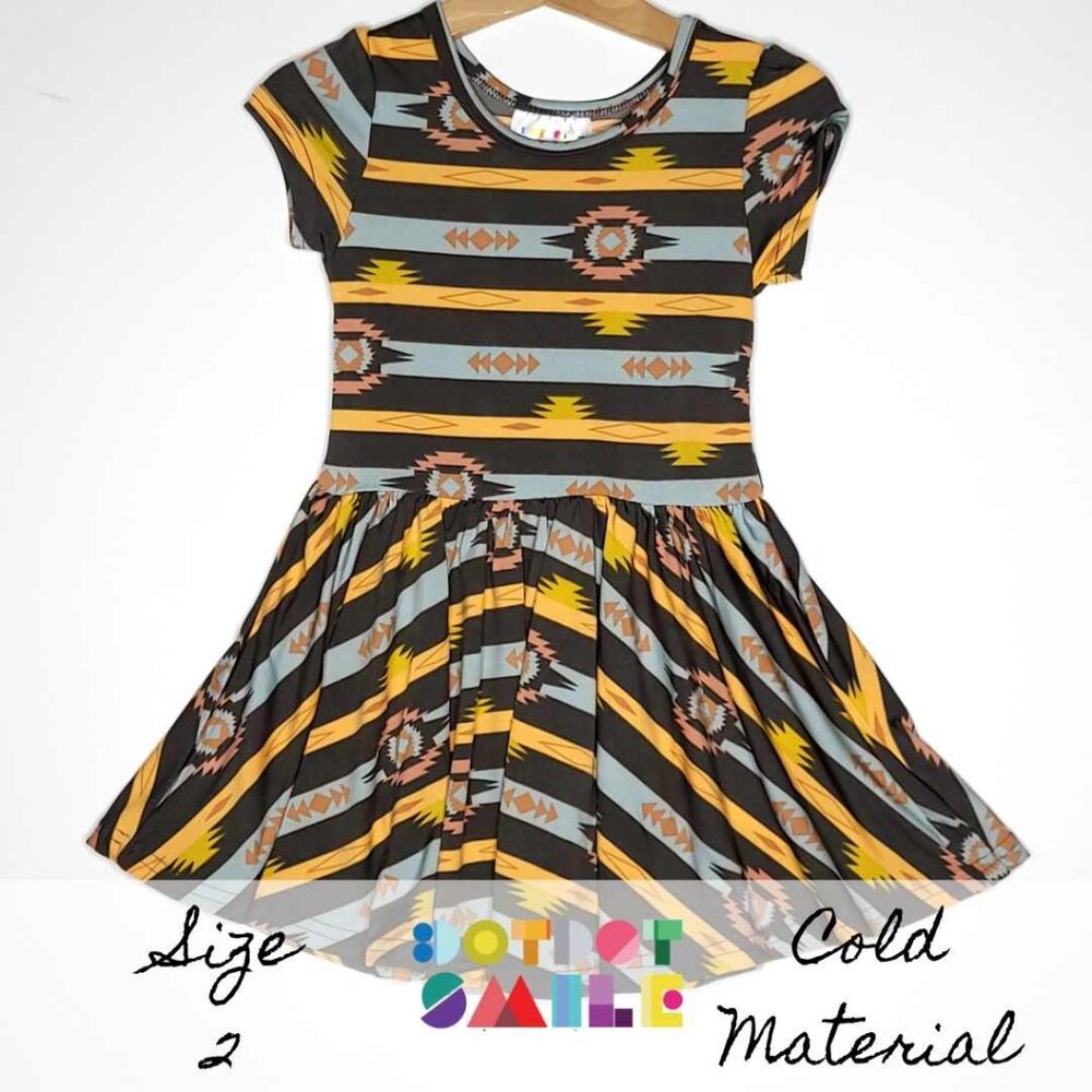 DotDotSmile Size 2t Classic Cap Dress - NWT